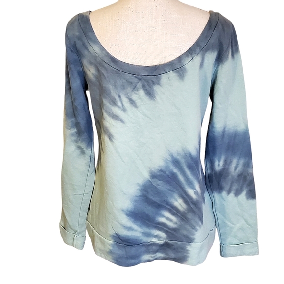 Tie-dye wide-neck sweater - Picture 2 of 6